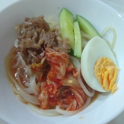 大好きな冷麺を美味しく作る事が出来ました〜！ありがとうございます！